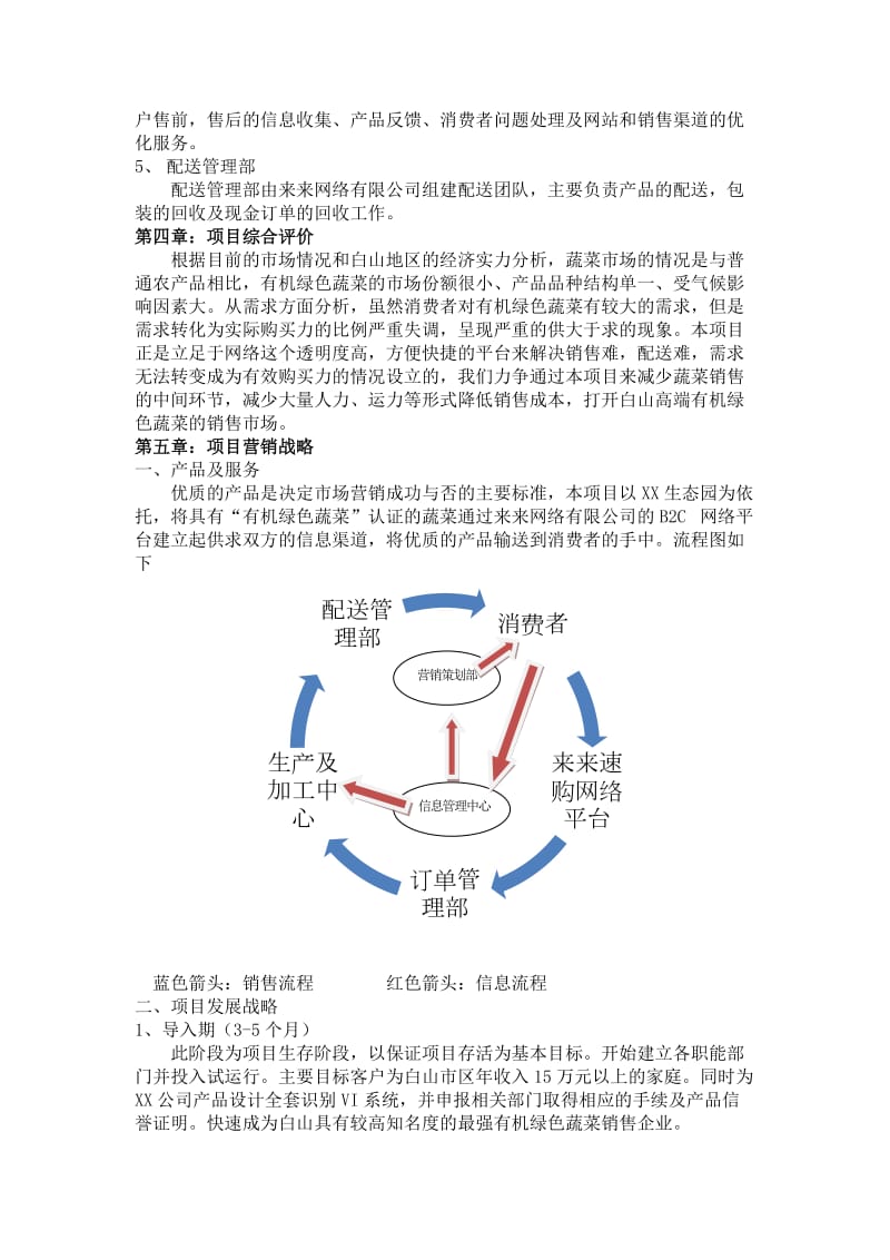 生态园有机蔬菜配送营销项目计划书_第2页