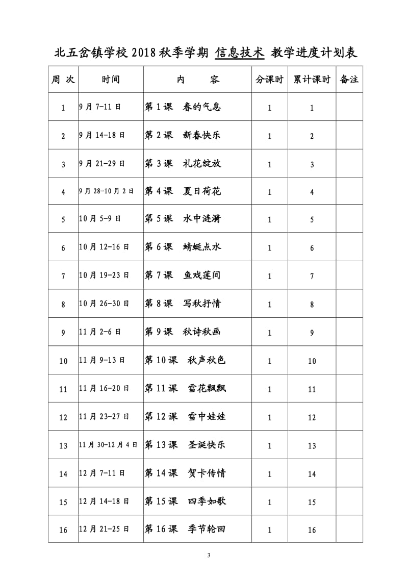 清华版小学五年级上册信息技术教案[全册]_第3页