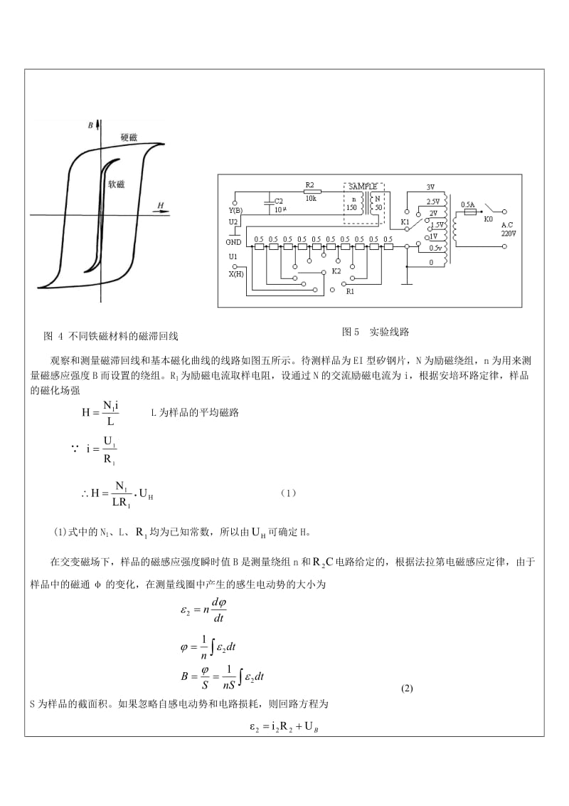 南昌大学铁磁材料的磁滞回线和基本磁化曲线_第3页
