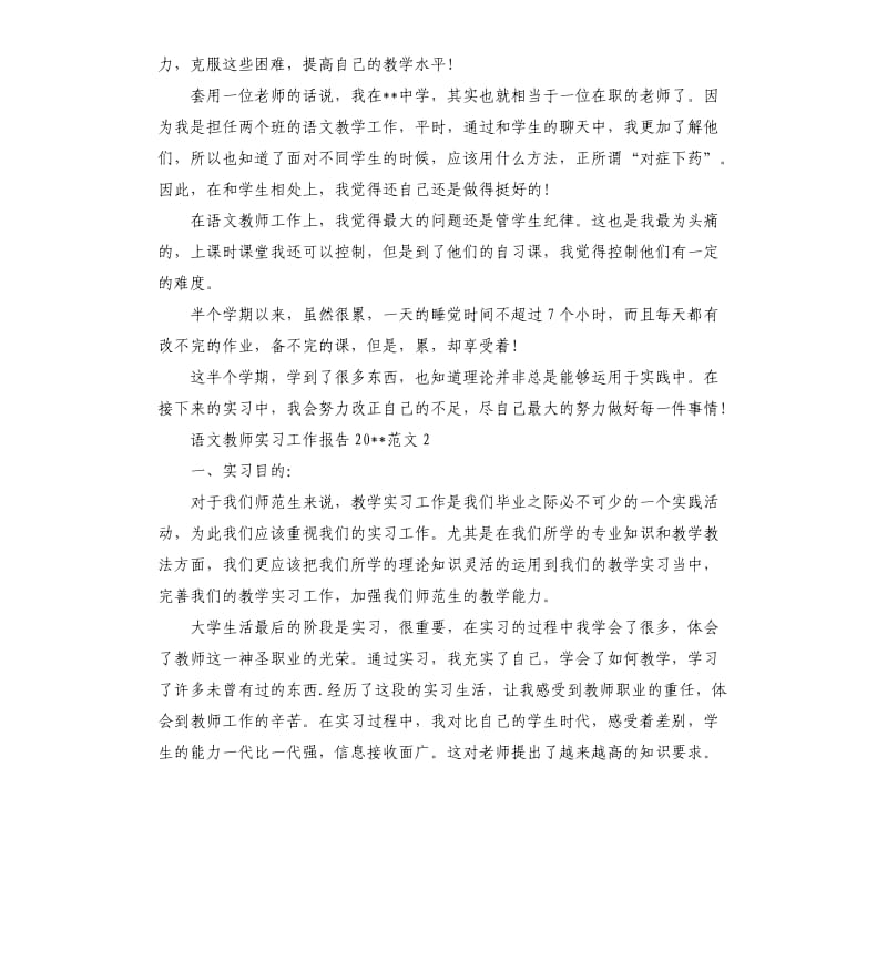 语文教师实习工作报告2020.docx_第3页
