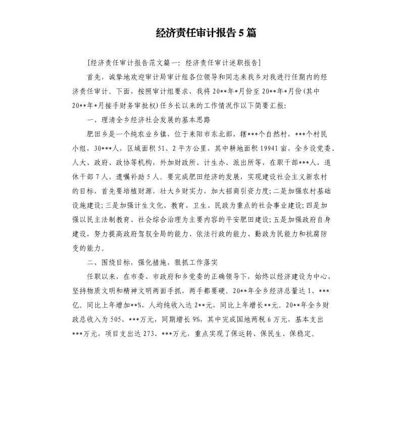 经济责任审计报告5篇.docx_第1页