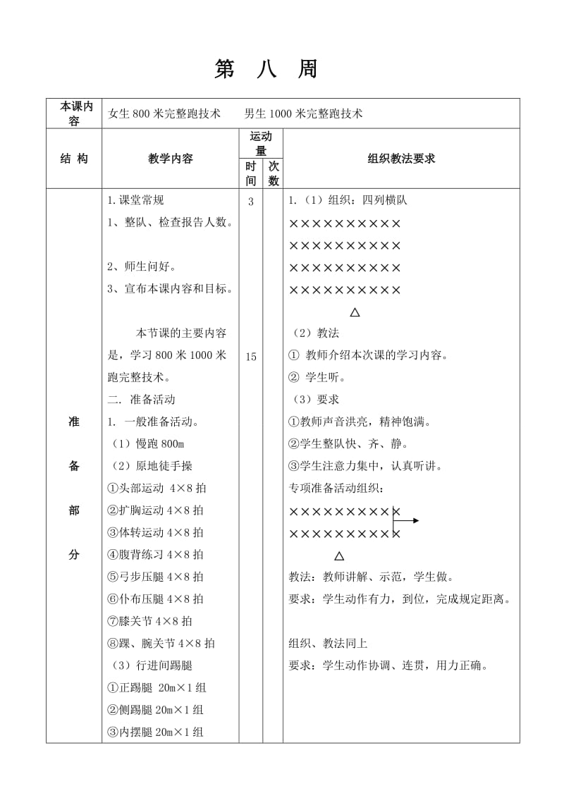 教案6—800米、1000米跑教案_第1页