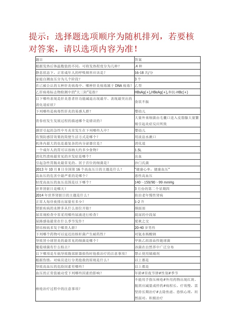 健康导航与科学用药教程考试答案_第1页