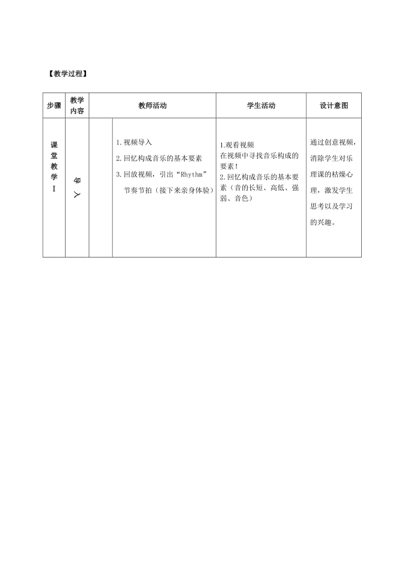 乐理课《节奏节拍》教学设计_第2页