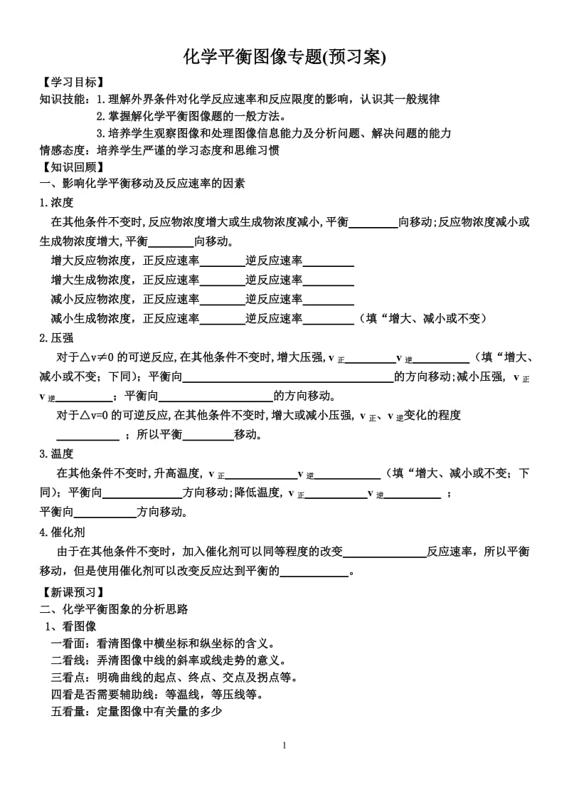 化学平衡图像专题_第1页