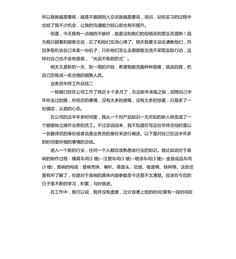 新进业务员年终工作总结.docx_第2页