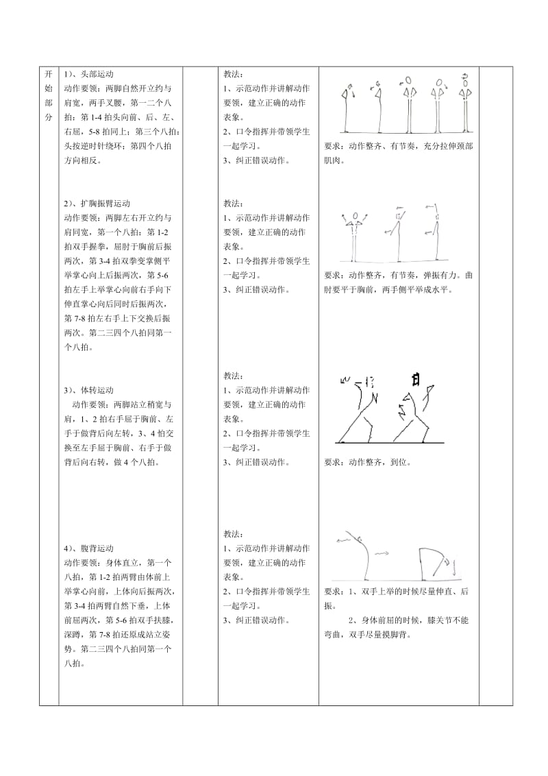 第三套广播体操《舞动青春》教案_第2页