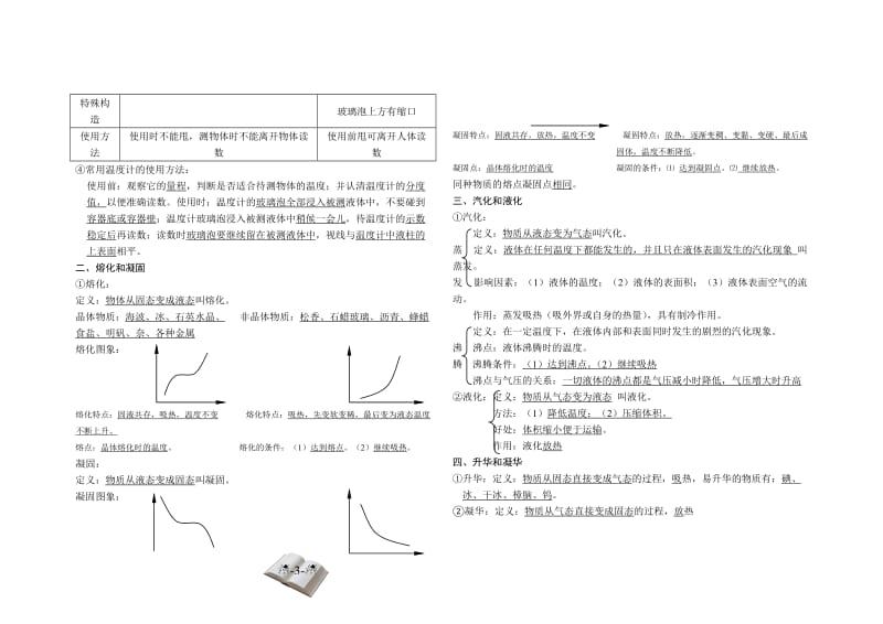 八年级上册物理复习提纲_第3页