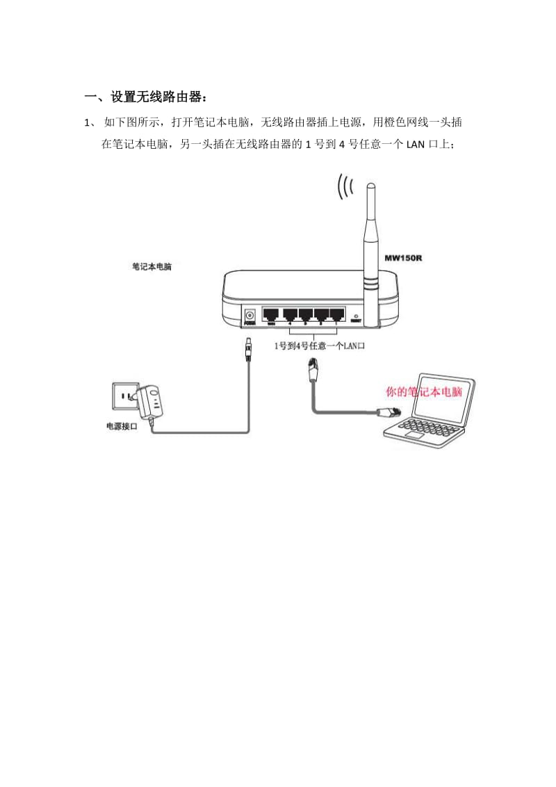 大学宿舍无线路由器设置_第1页