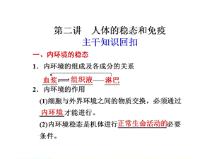 《人體的穩(wěn)態(tài)和免疫》PPT課件