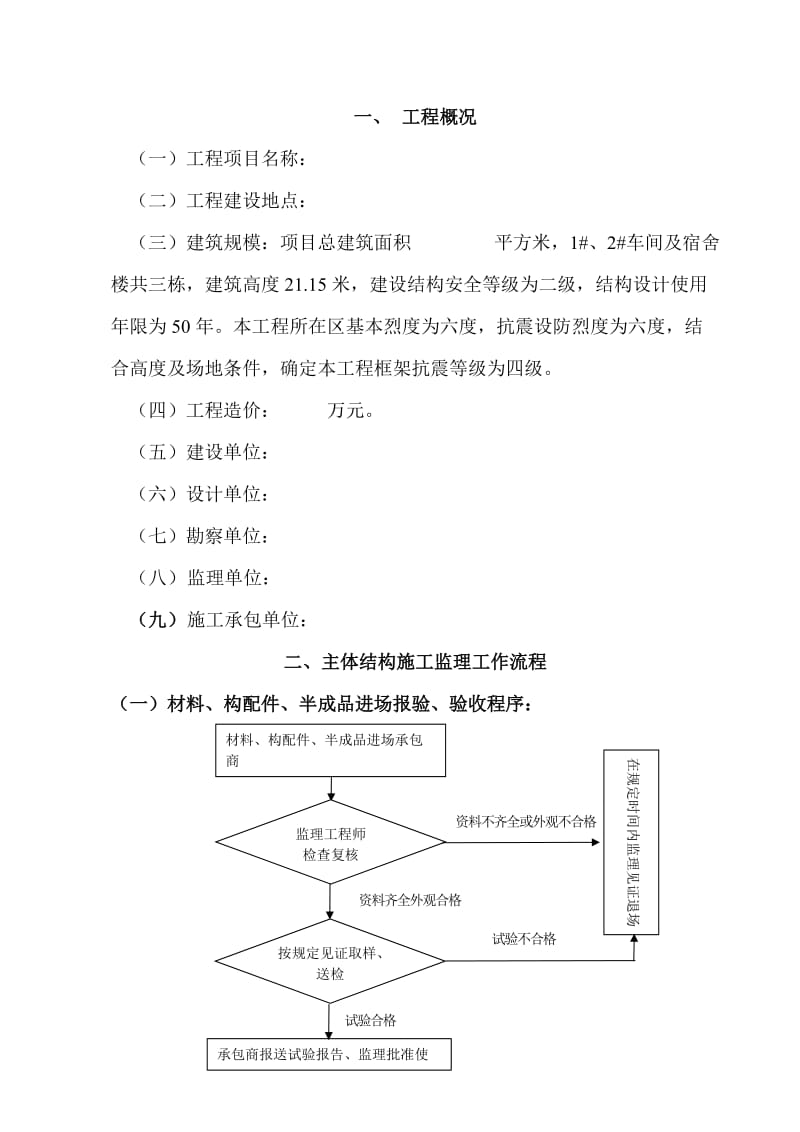 监理实施细则(主体)_第1页