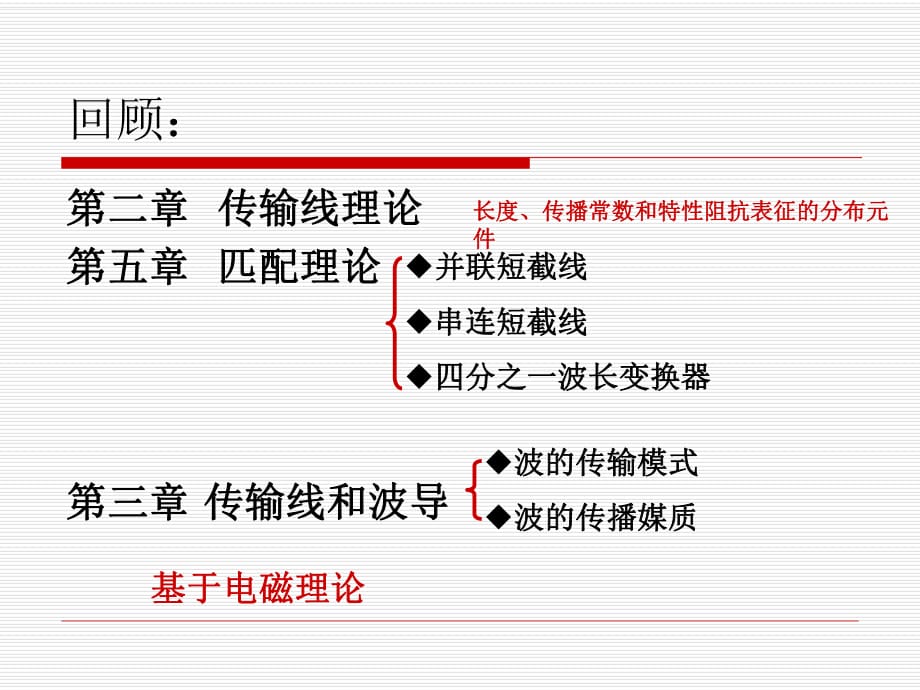 《微波網(wǎng)絡(luò)分析》PPT課件_第1頁