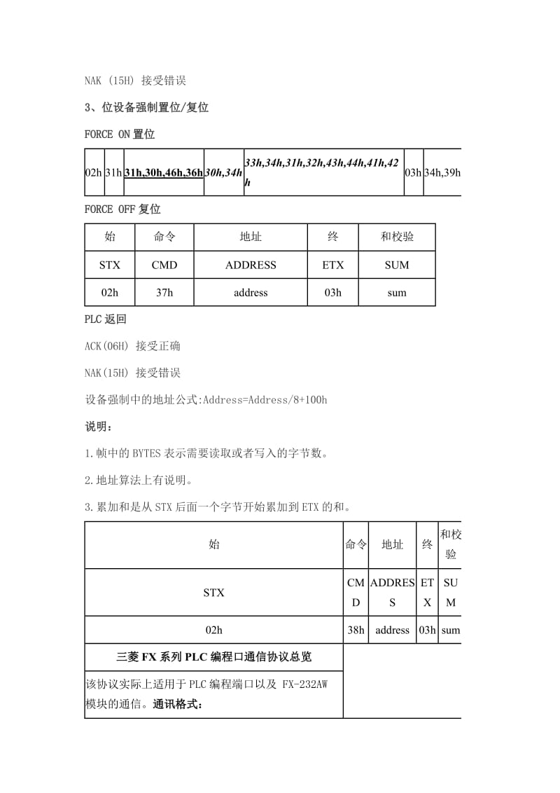 三菱plc编程口通信学习笔记_第3页