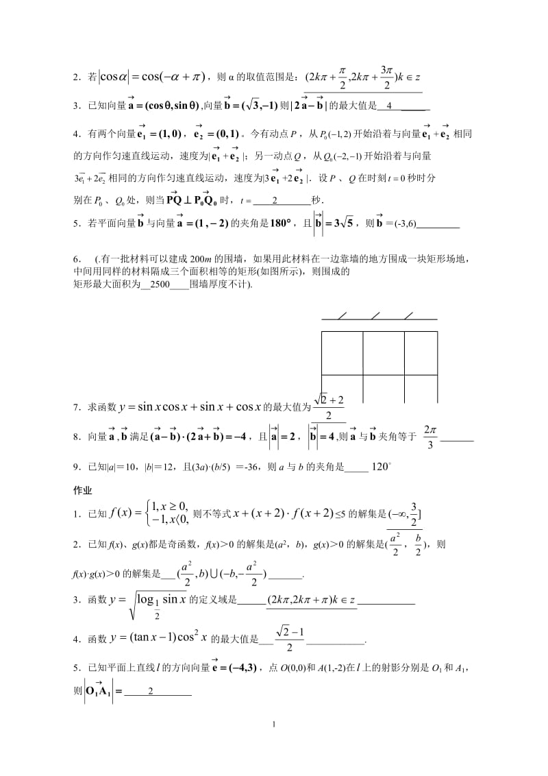 高中数学高频错题_第2页