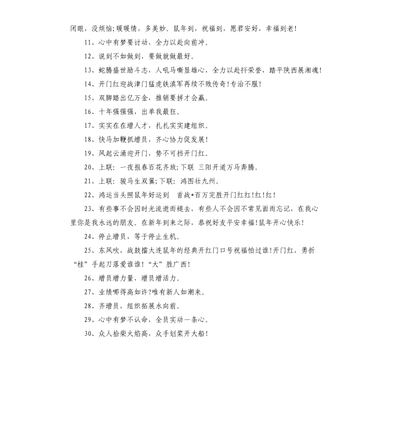 鼠年的经典开红门口号祝福.docx_第2页