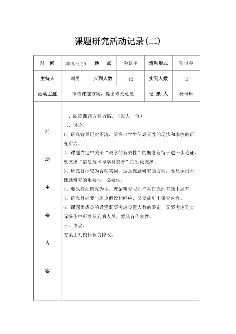 课题研究活动记录(一)_第2页