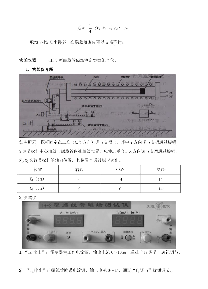 霍尔元件测磁场实验报告_第3页