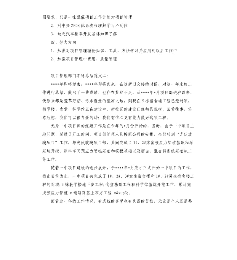 项目管理部门年终总结6篇.docx_第3页