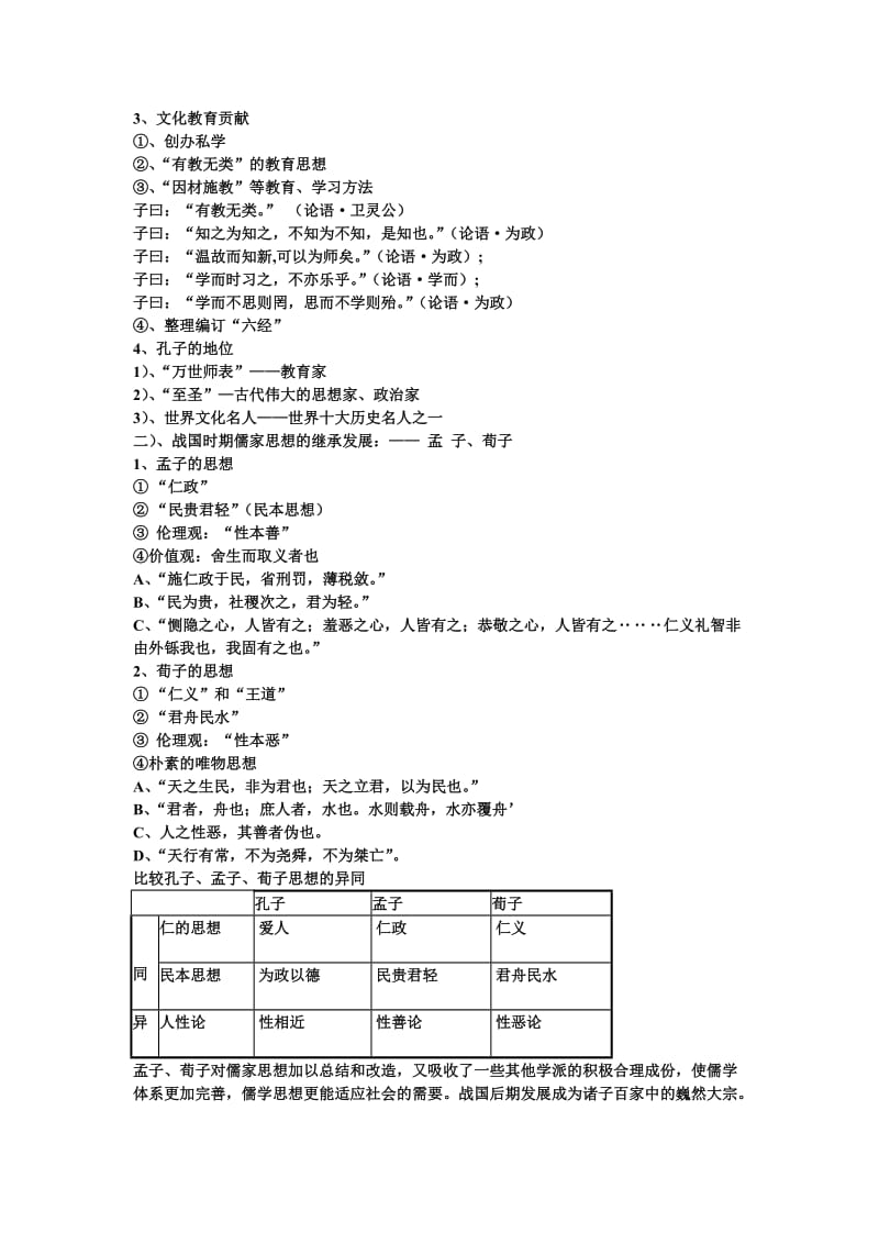 高中历史人教版必修三笔记_第2页