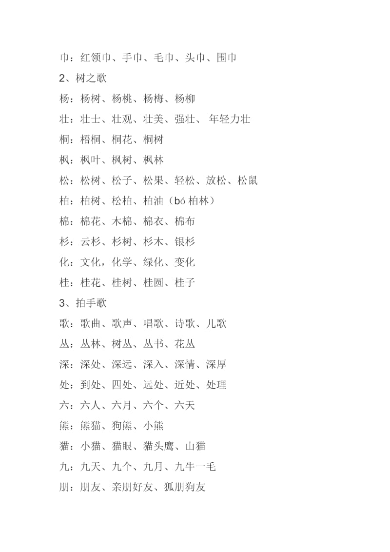 部编版二上语文生字组词_第3页