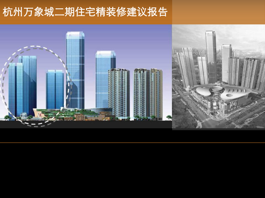 杭州万象城二期住宅精装修建议报告_第1页