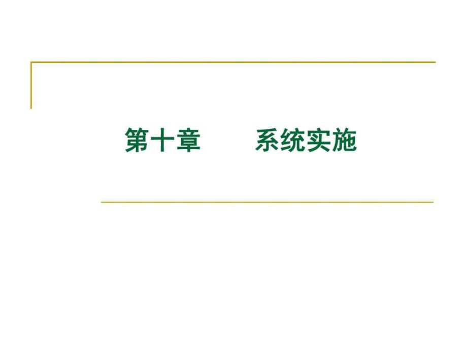 系统实施系统实施报告_第1页