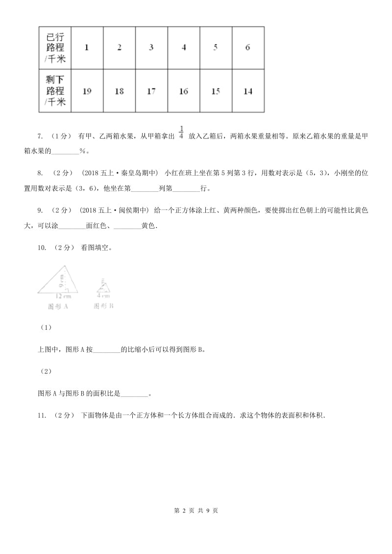 小升初数学 真题集萃基础卷A_第2页