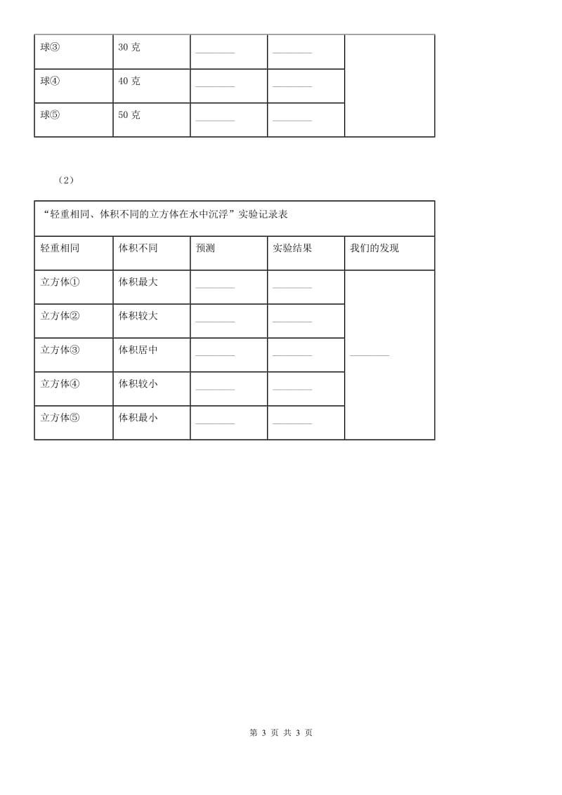 科学2019-2020年二年级上册4.神奇的纸B卷_第3页