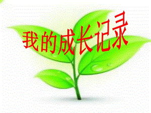 魯美版小學(xué)二年級(jí)品德與生活下冊(cè)《我的成長(zhǎng)記錄》