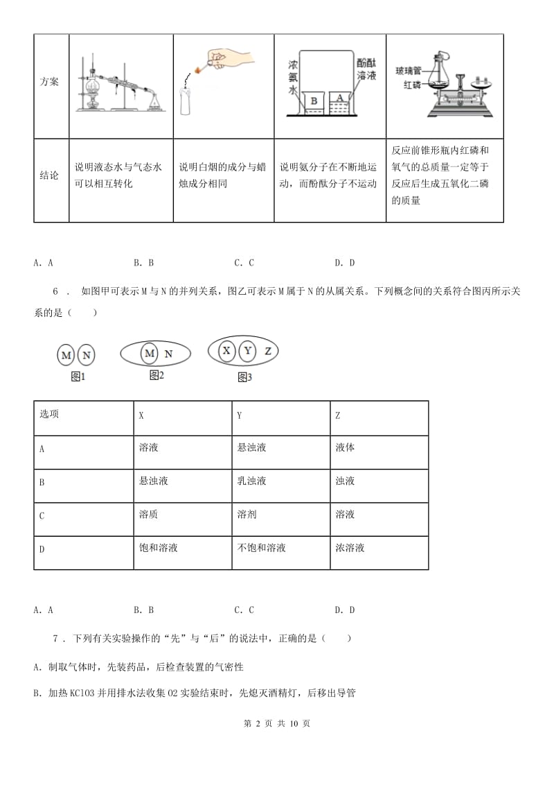 重庆市2020年九年级中考一模化学试题D卷_第2页