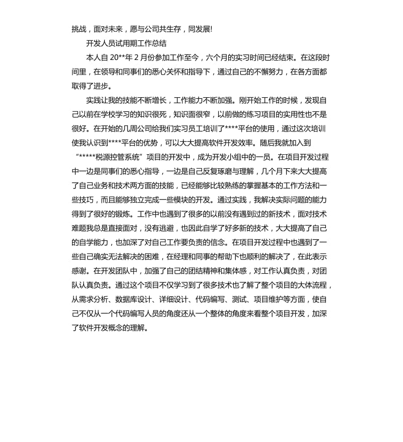 2020年开发人员试用期的工作总结_第3页