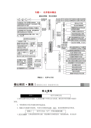 高三化學(xué)二輪復(fù)習(xí) 第1部分 專題1 化學(xué)基本概念 突破點(diǎn)1 化學(xué)與STSE