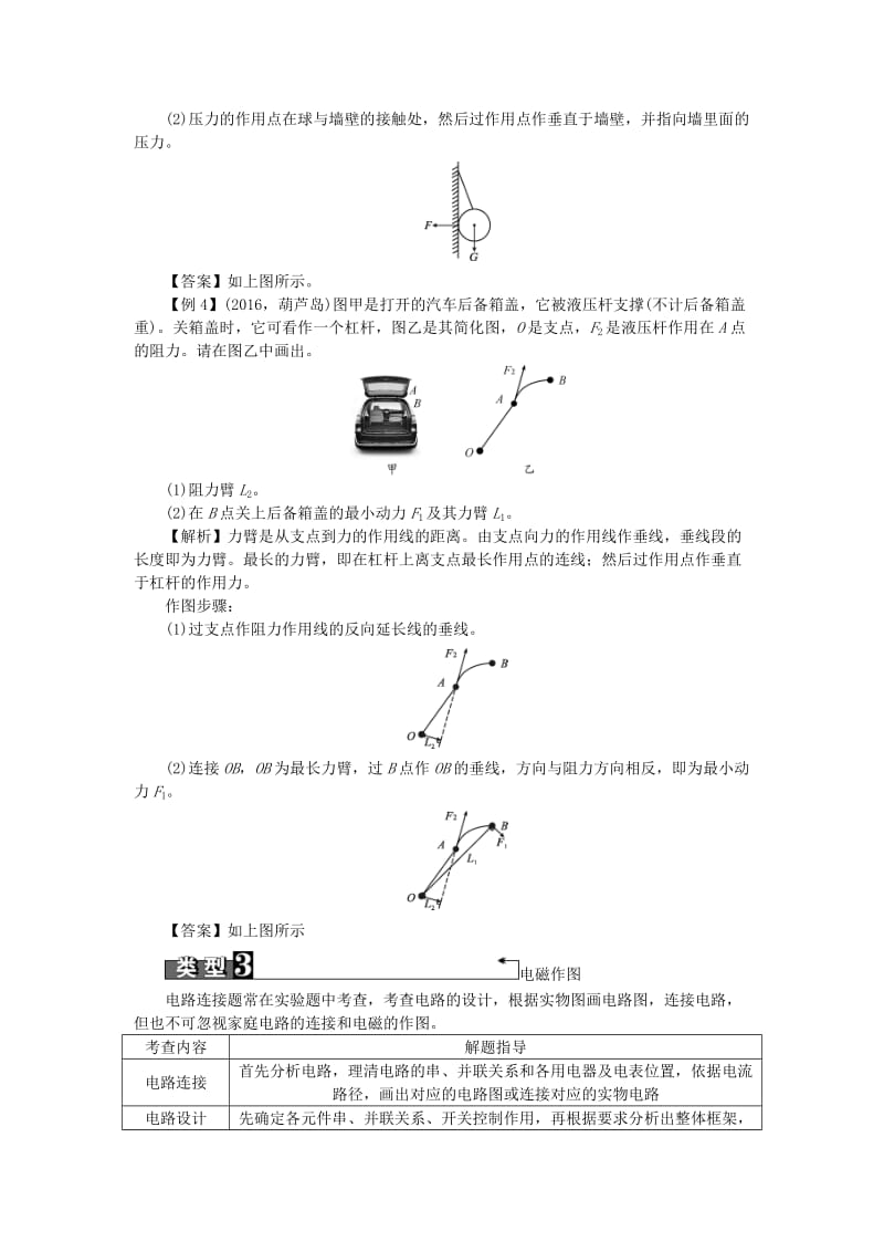 中考物理总复习 第二篇 专题聚焦 专题二 作图题检测11_第3页