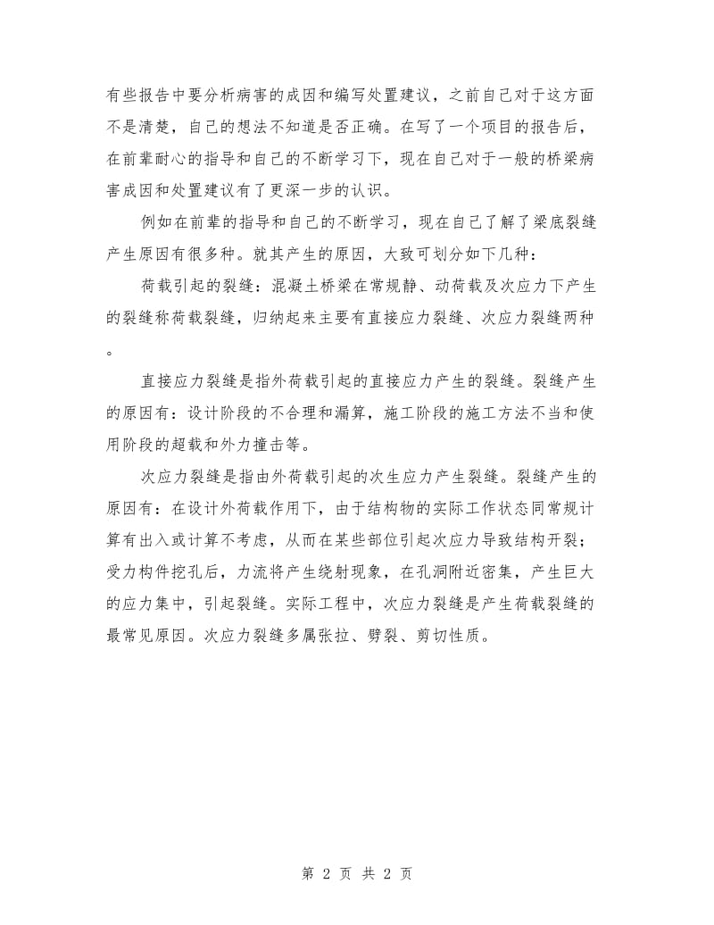 桥梁工程师年终总结_第2页