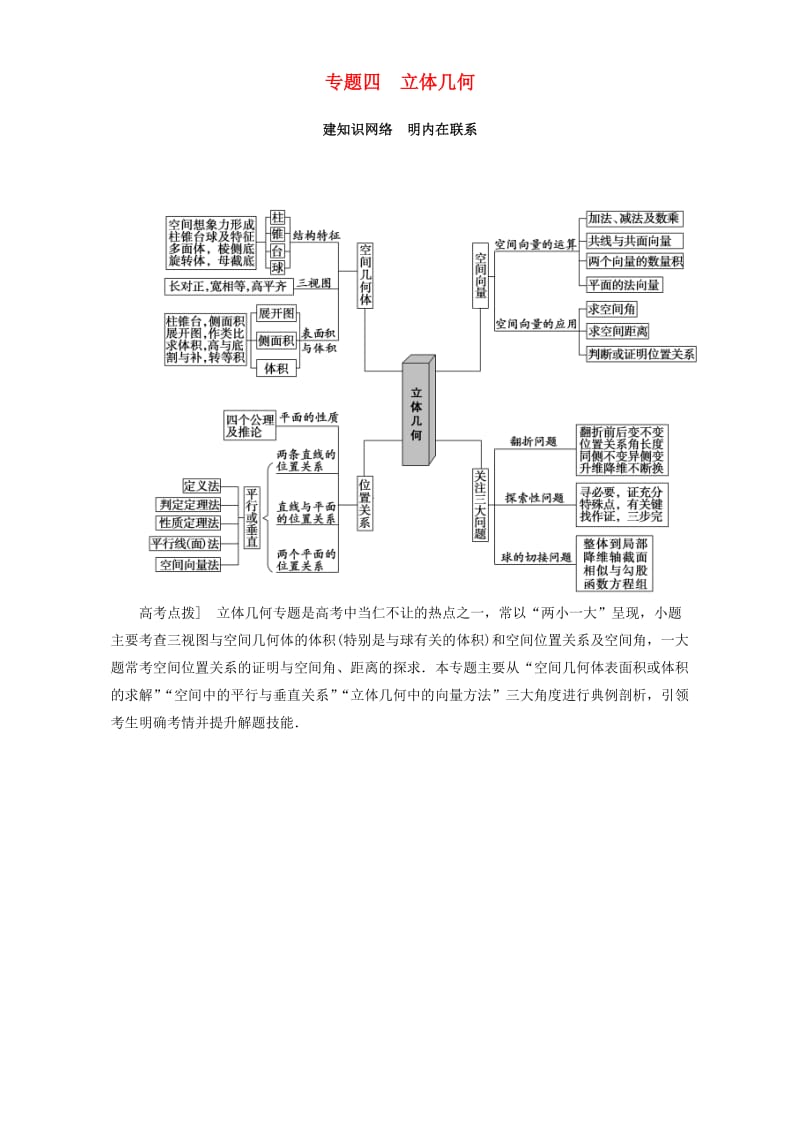 高三数学二轮复习 第1部分 专题4 突破点10 空间几何体表面积或体积的求解 理_第1页