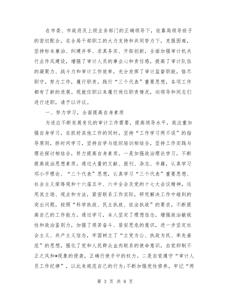 审计人员年终个人工作总结(三篇)_第3页