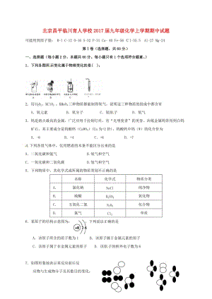 九年級(jí)化學(xué)上學(xué)期期中試題 新人教版 (7)