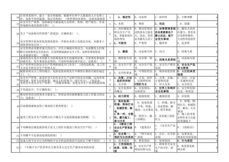 陕西省建筑安全人员考试题库.doc_第3页