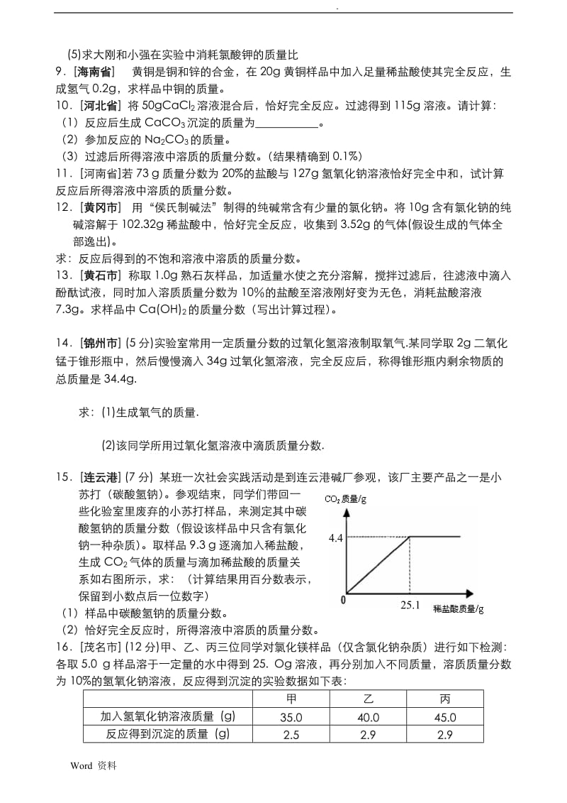 中考化学计算题及答案.doc_第3页