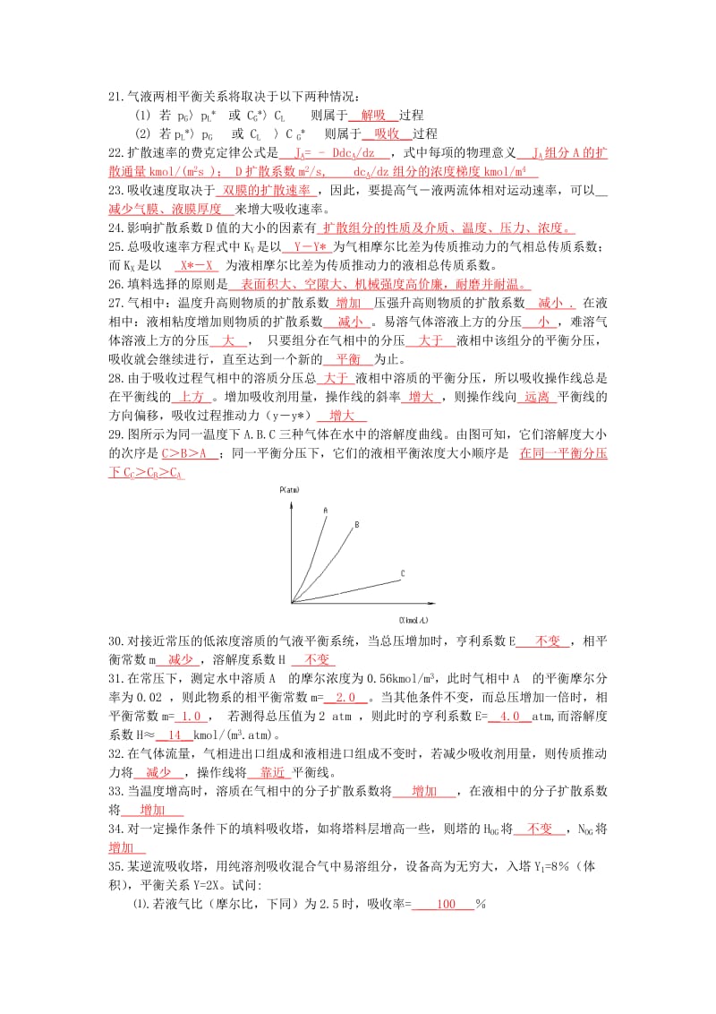 化工原理吸收复习题.doc_第2页