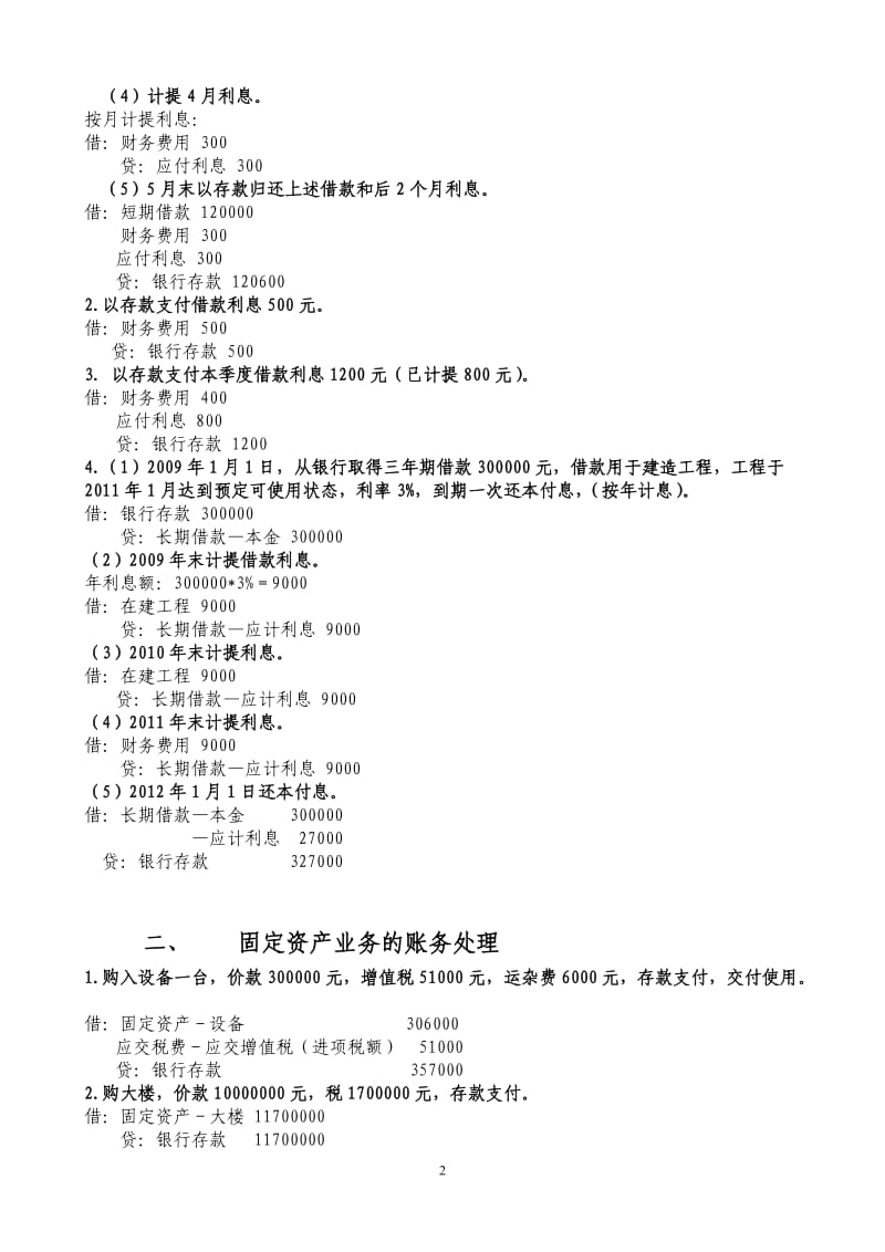 会计从业资格考试会计基础分录练习题全带答案.doc_第2页