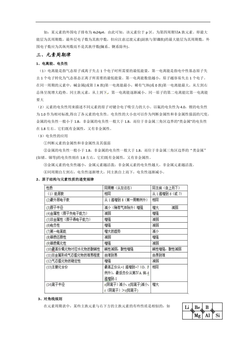 化学选修三第一章《原子结构与性质》知识点及全套练习题含答案解析.doc_第3页