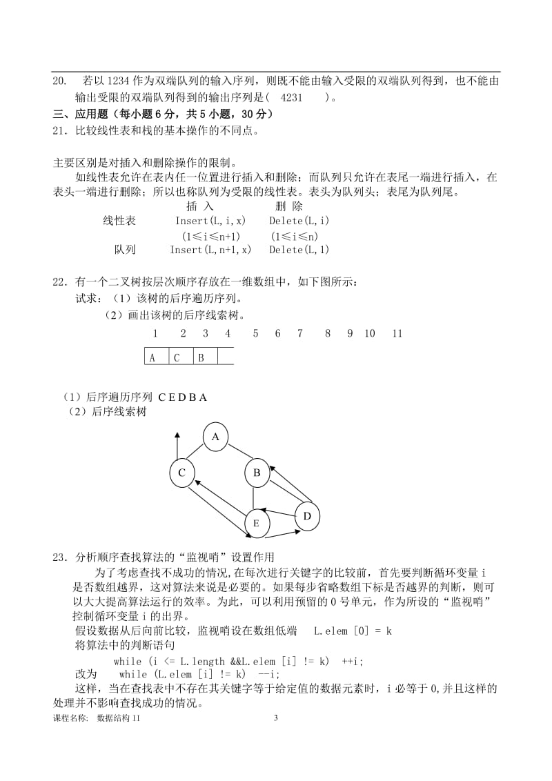 数据结构II试卷B孟凡荣.doc_第3页