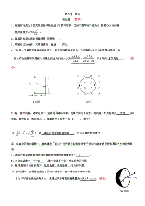 大學(xué)物理第8章磁場題庫含答案.doc