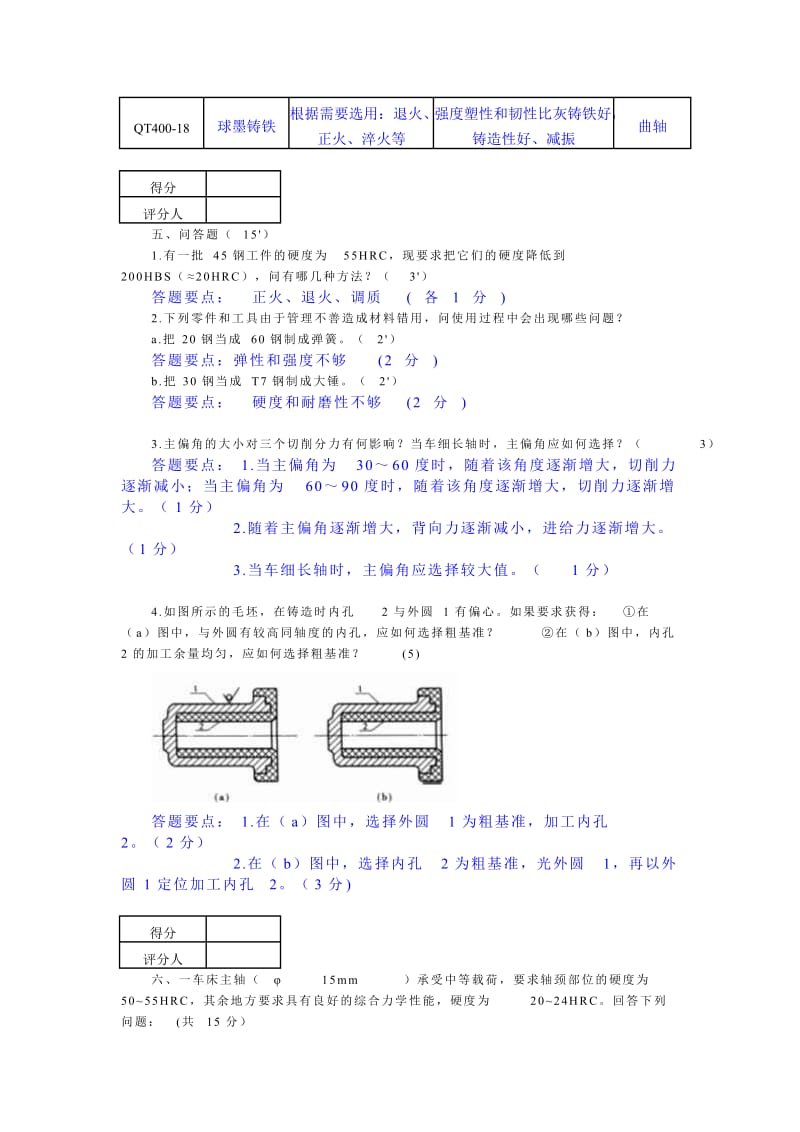 机械制造基础模拟试题及答案.doc_第3页