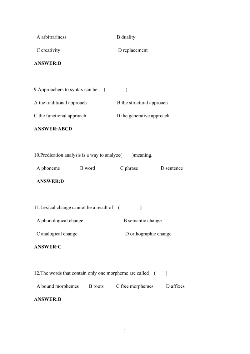 英语语言学试题库.doc_第3页