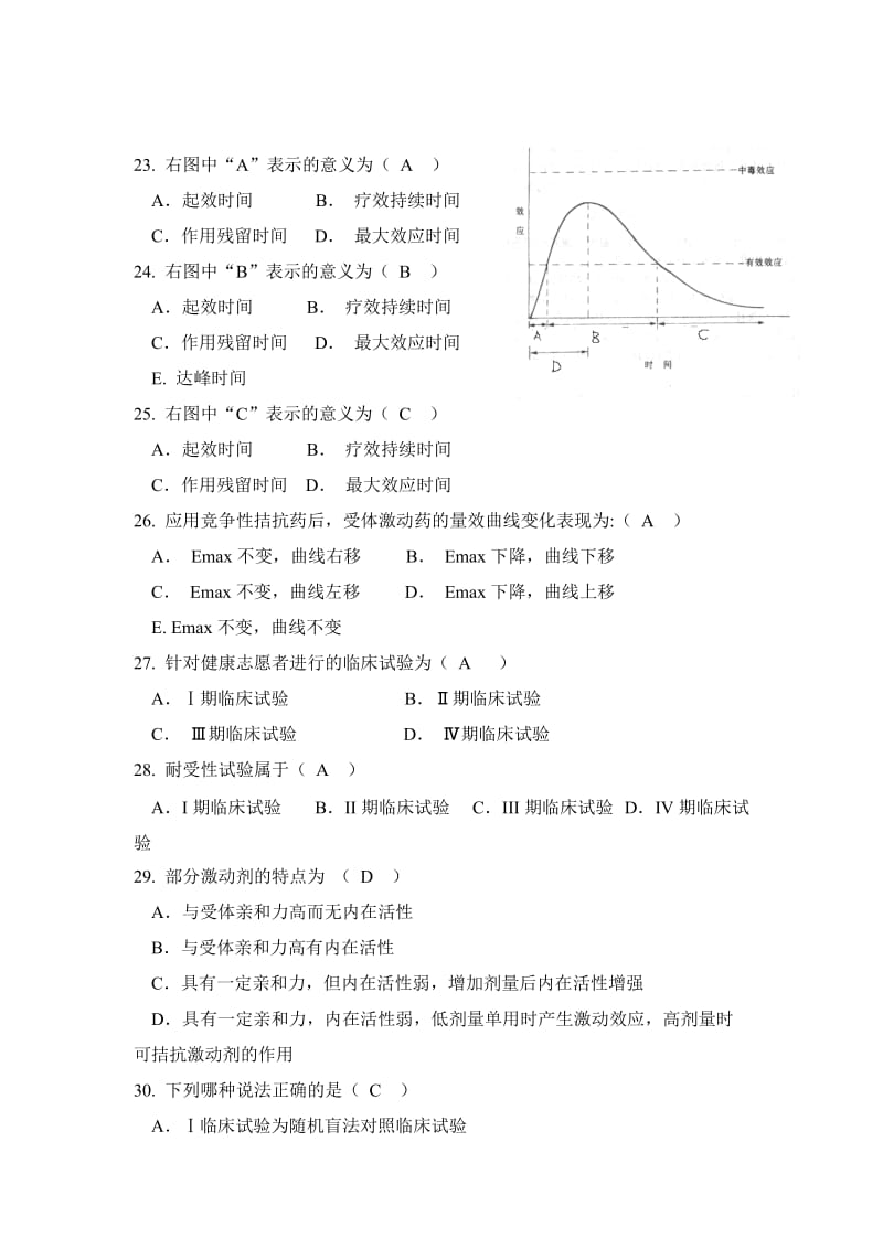 临床药学临床药理学复习题覃.doc_第3页