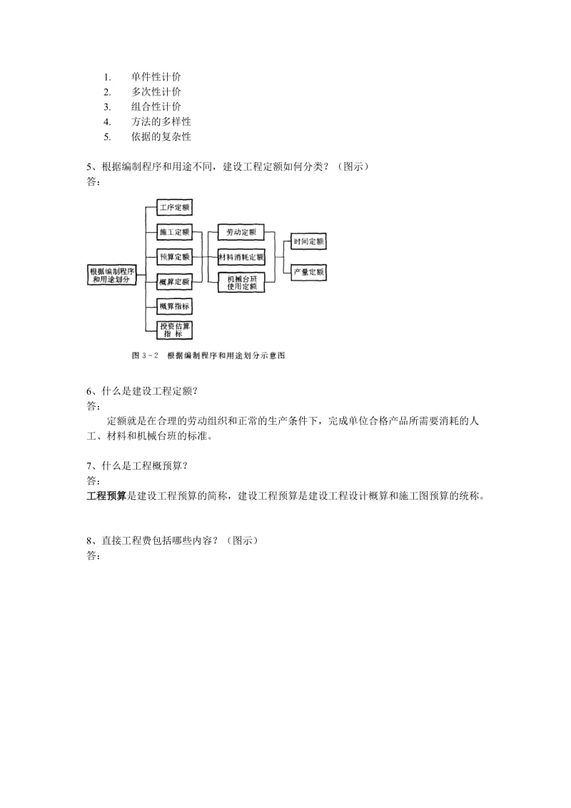 《工程概预算与招投标》期末复 习题答案.doc_第2页