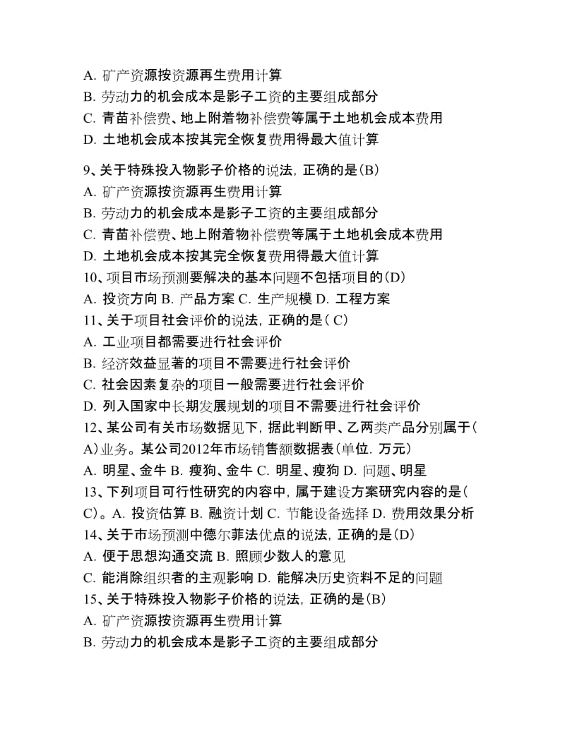 关于咨询工程师考试的问答考试试题库完整版.doc_第2页