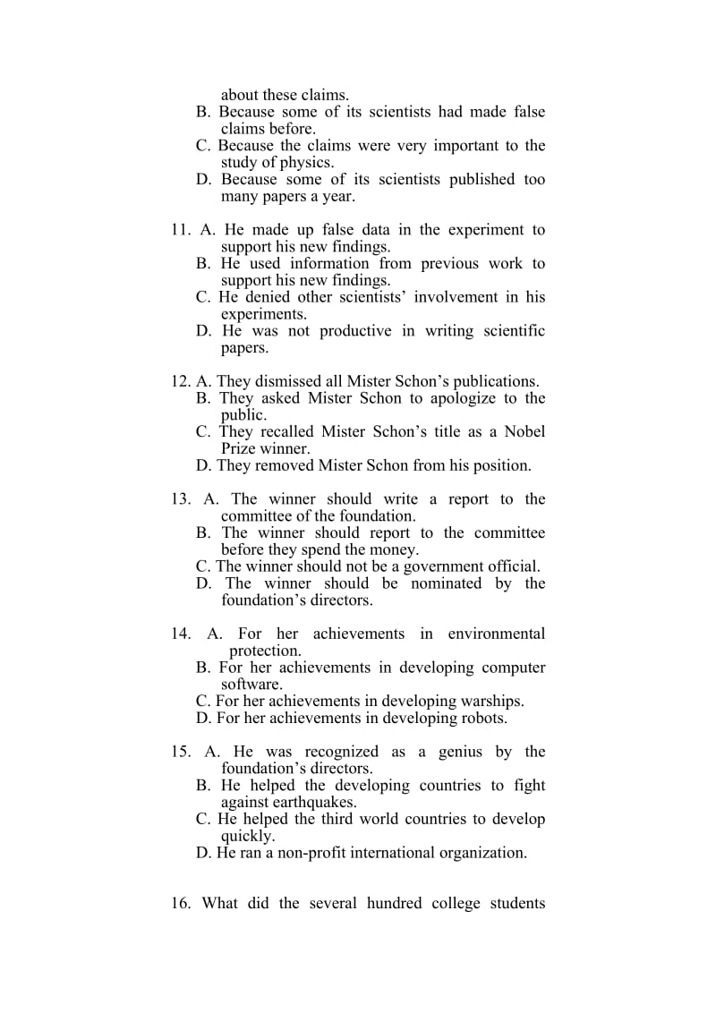 北京科技大学研究生英语考试真题.doc_第2页